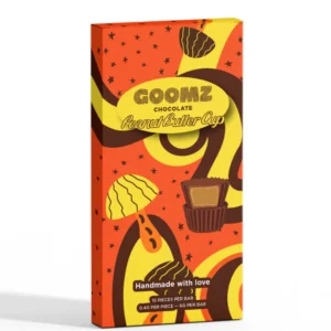 goomz nootropic mushroom chocolate bar peanut butter cup