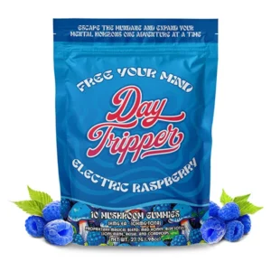 day tripper mushroom gummies electric raspberry