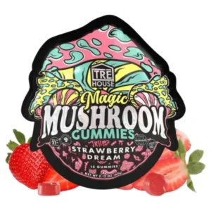 strawberry dream magic mushroom gummies