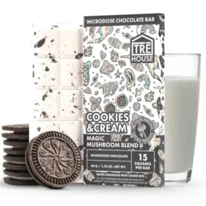magic mushroom chocolate bar cookies & cream