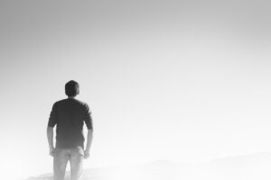 a sad man in a white background - How Could I Possibly Have Depression?